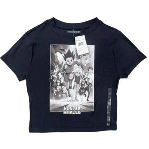 Hunter x Hunter‎ Anime Graphic T Shirt Crop Top - Size Medium NEW W TAGS